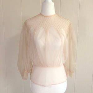 Vintage Sheer Blouse